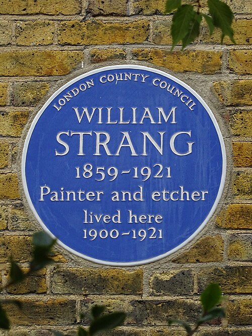 File:WILLIAM STRANG 1859-1921 Painter and etcher lived here 1900-1921.jpg